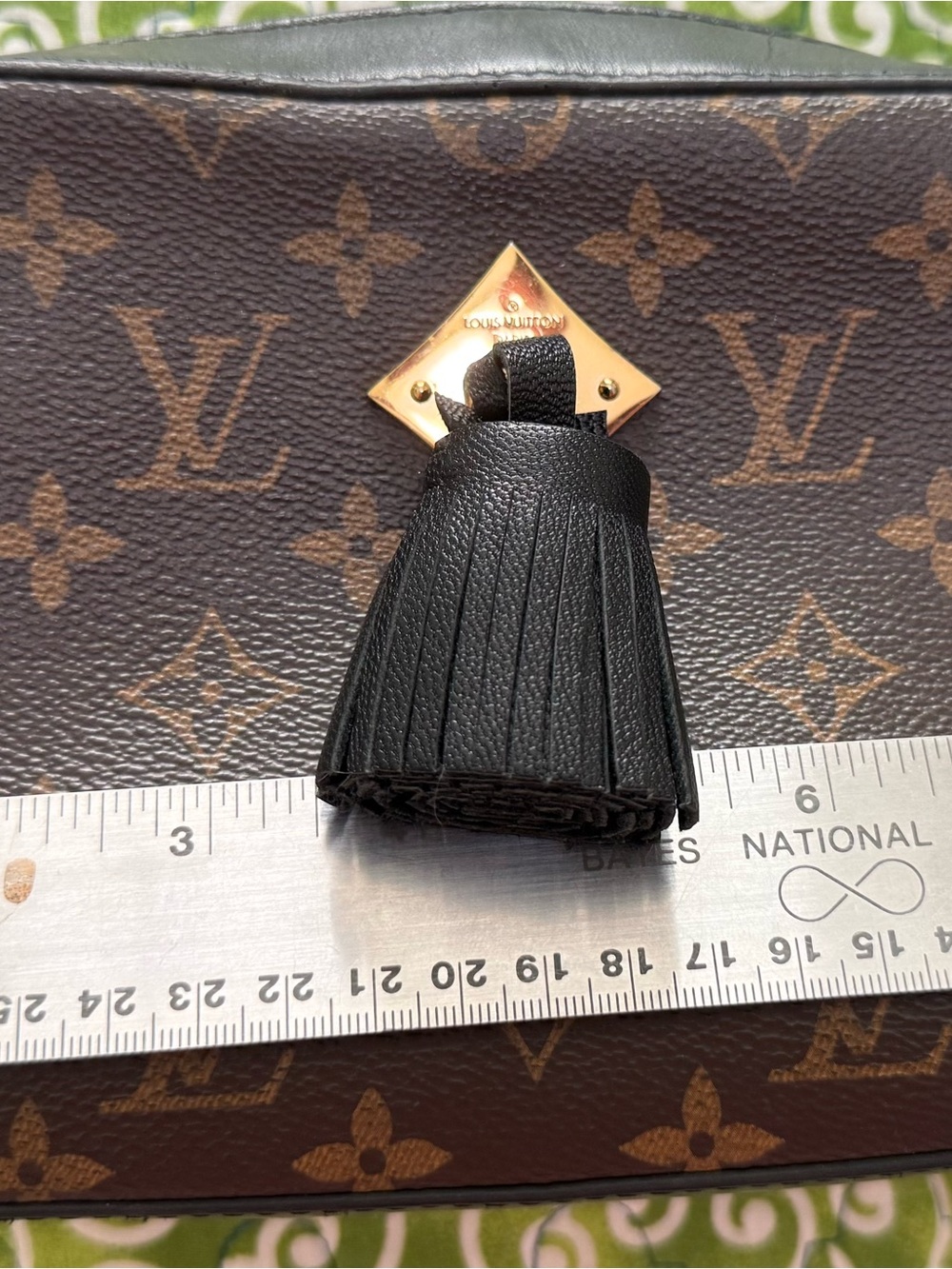 Louis Vuitton Monogram Crossbody Bag in Brown and Black